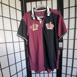 Color block polo nwt